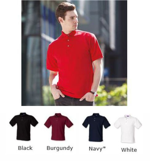 Henbury H490 Contrast Tr-Blend Jersey Polo Shirt